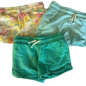 Cat & Jack tea and tie dye bundle shorts size 7/8